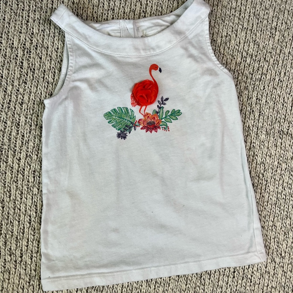 Janie and Jack girls sleeveless boat neck top